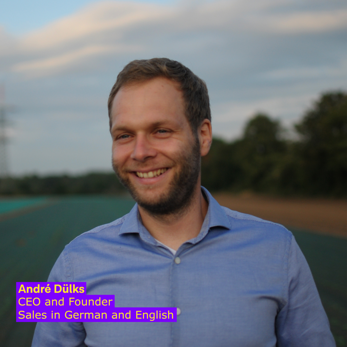 André Dülks – Founder and Managing Director, Sales in German and English language